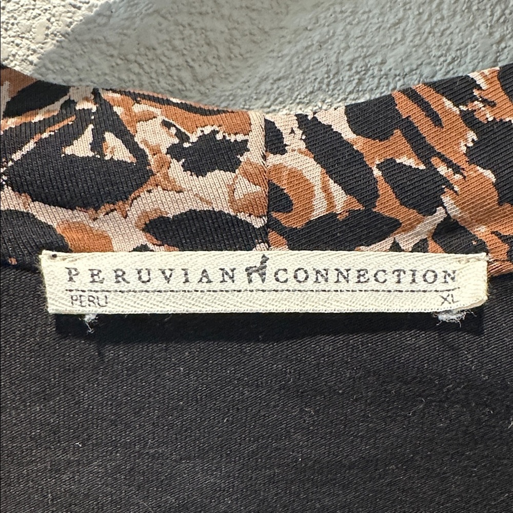 Peruvian Connection Abstract Print Top Size XL - Picture 2 of 5